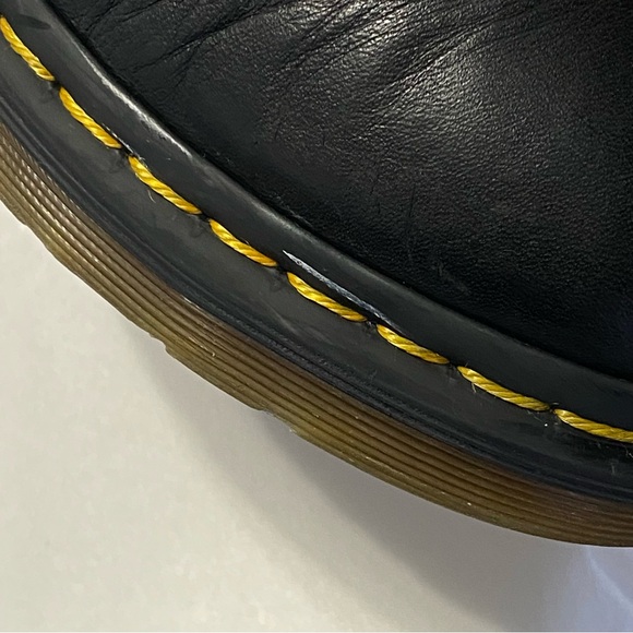 DR. MARTENS black leather 1460 PASCAL lace up ankle boots - Picture 9 of 13